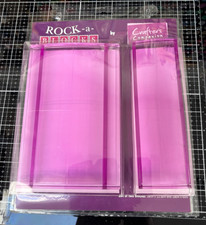 Crafter's Companion Rock-a-Blocks Stamping system - 2 Large Blocks Brand New
