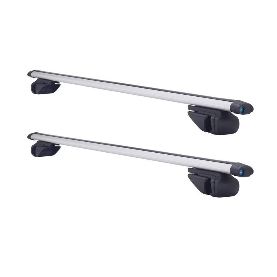 Universal 53inch Aluminum SUV Top Roof Rack Cross Bar Luggage Carrier W/Lock Foto 3 de 3