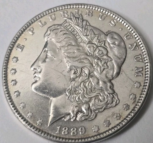 1889 P Morgan Dollar MS++ Beatiful Coin Mirror Like.