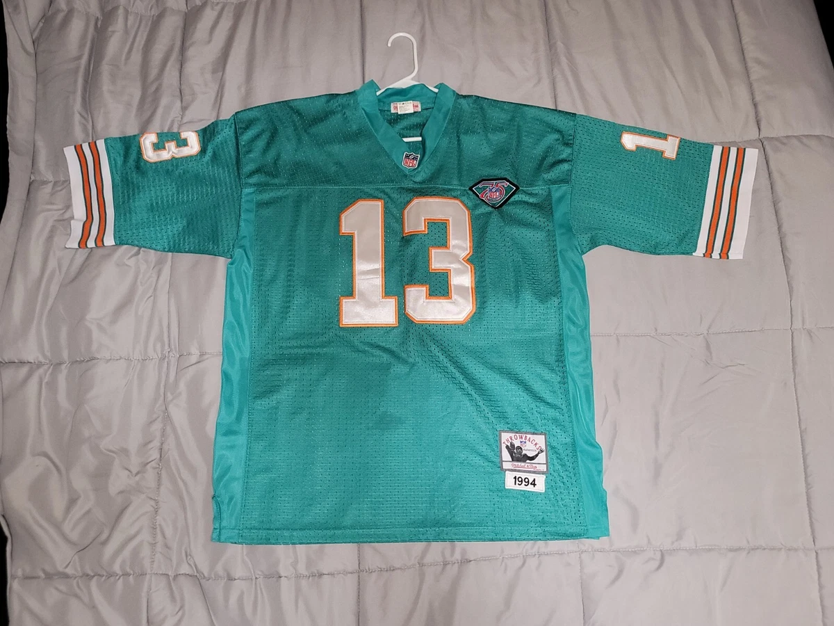 Dan Marino #13 1994 Miami Dolphins Mitchell & Ness Throwback Jersey Size 52