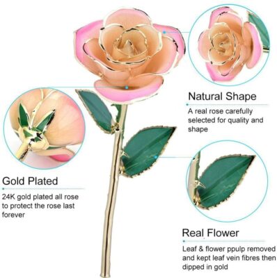 The many colours of your love 🌹, , Each 24K Gold Dipped Rose is handpicked at its prime and dipped in pure 24K gold to preserve its beauty and elegance., , Our roses are real, carefully preserved to