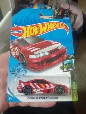 Hot Wheels Speed Blur 2/5 Custom '01 Acura Integra GSR Red 97/250
