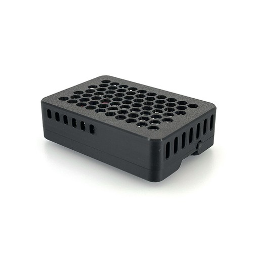 Raspberry Pi 5 Case, Custom 3D Printed with Silicone Bumper Pads, Black - Picture 7 of 24