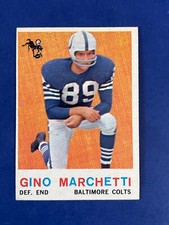1959 Topps Gino Marchetti Football Card #109 EX