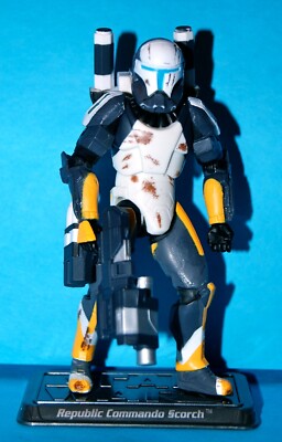 STAR WARS SAGA SCORCH ( REPUBLIC COMMANDO) LOOSE COMPLETE