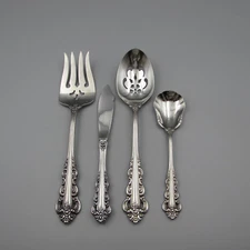 Oneida Stainless Southern Baroque 4pc Serving Set *