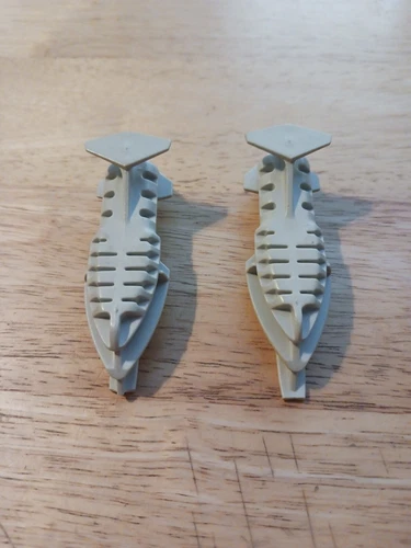 GI Joe ARAH 1987 Cobra Wolf Set of 2 Ski Torpedoes Original Parts