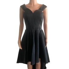 Windsor high low black gown, size 8/10, sweetheart cut, Breakfast at Tiffany's