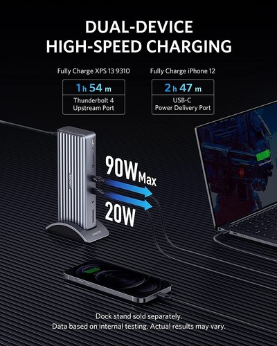 Anker 12-in-1 Thunderbolt 4 90W PD 4K HDMI Ethernet USB Type C Docking Station - 第 6/6 張圖片