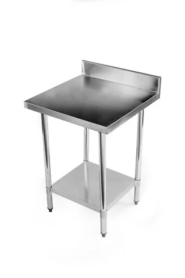 Commercial Stainless Steel Catering Prep Table For Work Kitchen Room Restaurant