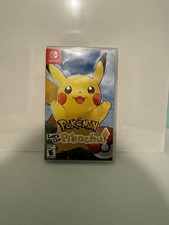 Replacement Case NO GAME Pokemon Let's Go, Pikachu Nintendo Switch