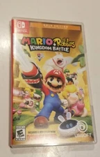 Nintendo Switch Mario+Rabbids Kingdom Battle COSTCO Gold Edition COMPLETE & CIB 