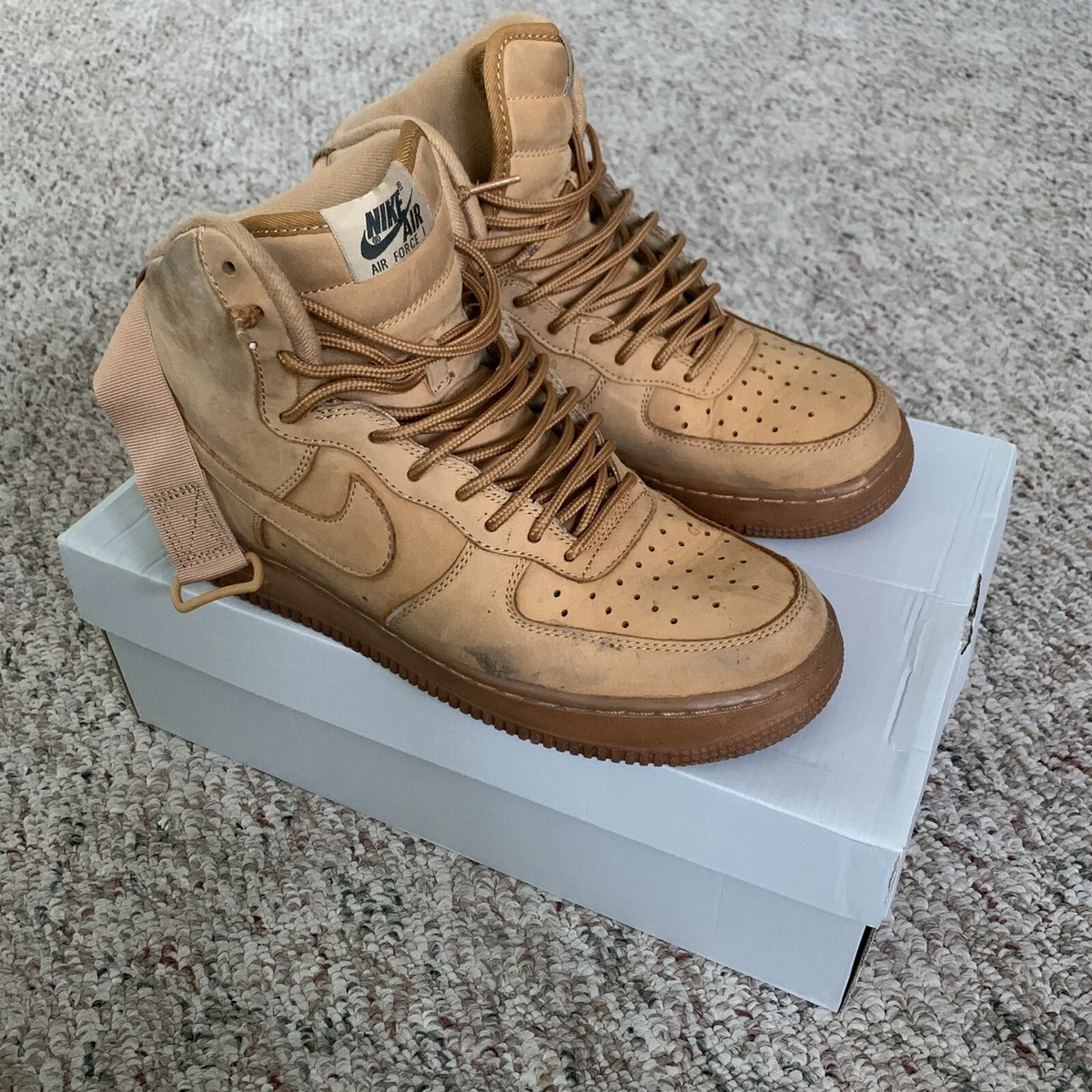 Air Force 1 High 07 LV8 High Flax On Foot! 