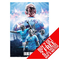 ERLING HAALAND DD2 POSTER PRINT A4 A3 SIZE BUY 2 GET ANY 2 FREE