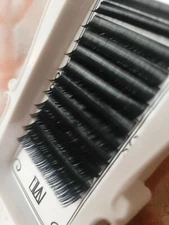 FERRIS QIAO Eyelashes Individual Lashes Extension Synthetic Silk 0.15 C Curl Mix