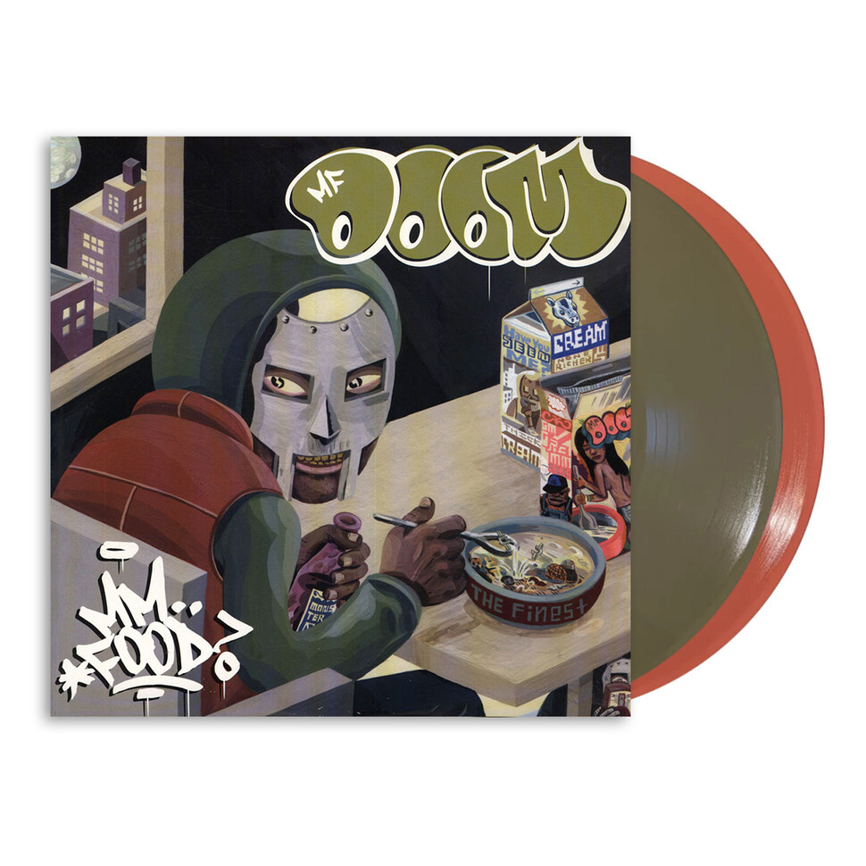 MF DOOM MM FOOD VINYL NEW! LIMITED GREEN PINK LP! ONE BEER, HOE CAKES