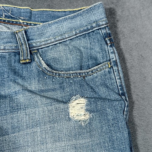 Pantalones de mezclilla Roxy vintage Quicksilver para mujer talla 9 azul corte bota desgastado acampanado ancho - Imagen 7 de 17