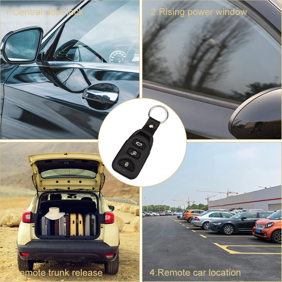 Für Nachrüsten KFZ/PKW Universal Funkfernbedienung FB Zentralverriegelung ZV 12V - Bild 4 von 4