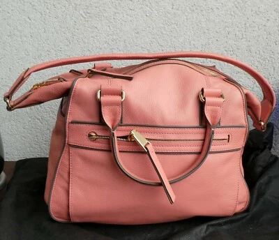 Splendide sac en cuir Lancel rose - NEUF - Photo 1/4