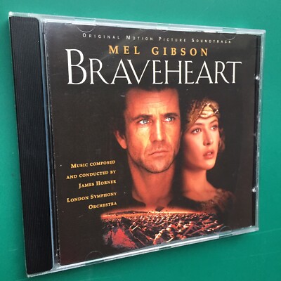 James Horner BRAVEHEART Celtic Film Soundtrack OST CD Mel Gibson Sophie Marceau