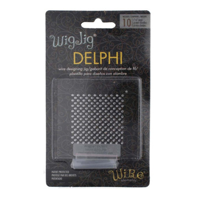 Beadsmith Delphi Drahtvorrichtung mit 10 Heringen 3'' x 3'' Drahtbiegewerkzeug Perücke Vorrichtung