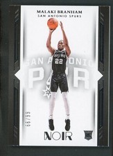 2022-23 MALAKI BRANHAM 66/99 panini noir icon edition rookie rc