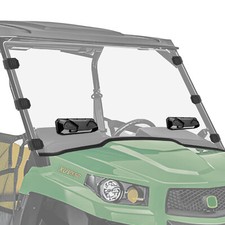 2-In-1 Vented Full Windshield for John Deere ...