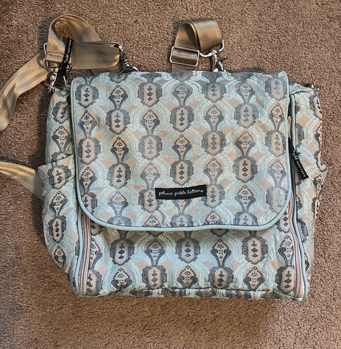 Petunia Pickle Bottom Classically Crete Boxy Bag Backpack | eBay