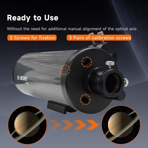 SVBONY MK90 Maksutov-Cassegrain Telescope 1250/90mm Lunar Planetary Observations - Picture 4 of 16