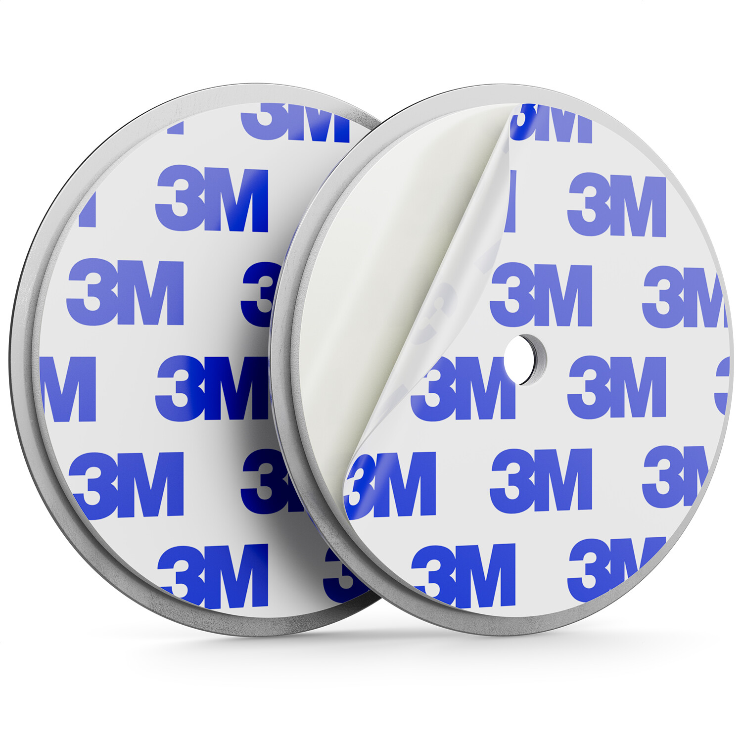 1x Magnethalter Magnethalterung Rauchmelder mit Bohrloch Magnetbefestigung 65mm