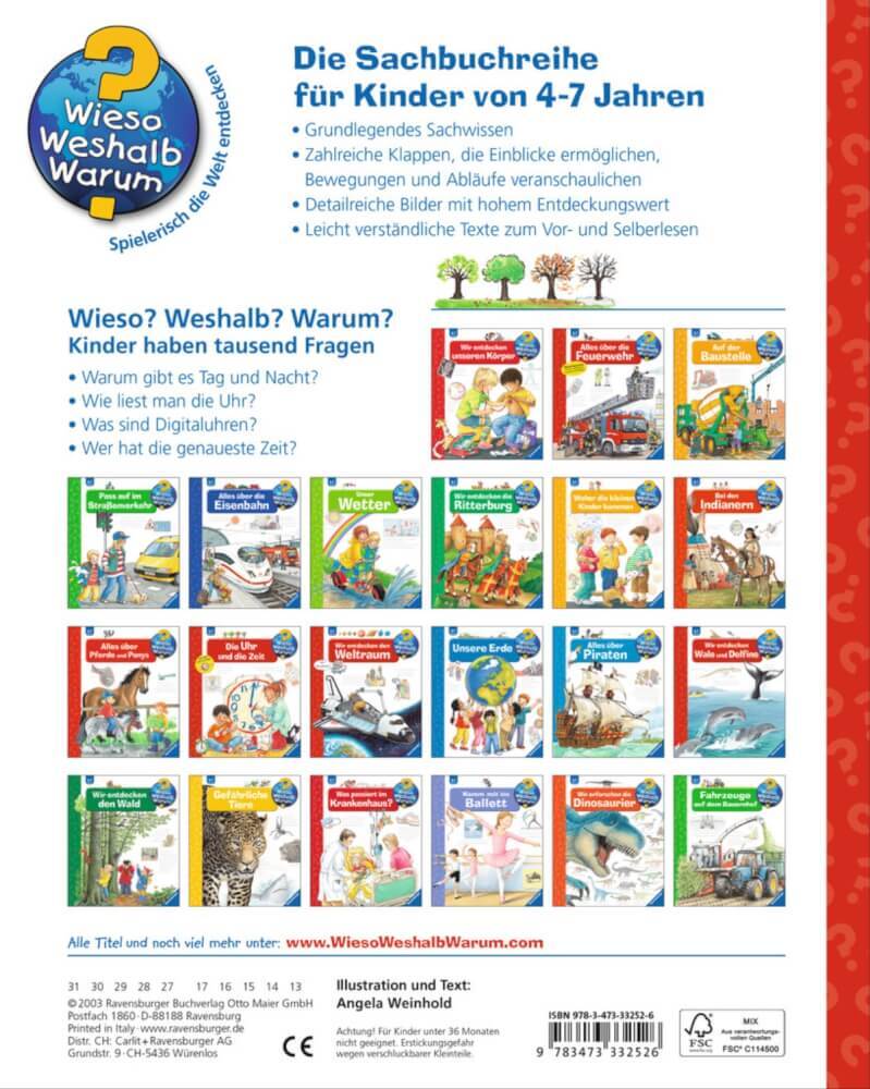 Thumbnail - Ravensburger 33252 Wieso? Weshalb? Warum? 25: Die Uhr Und Die Zeit