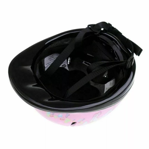 Kids/Childs/Toddlers Adjustable Horse Riding Hat Ventilated Helmet Pink New UK - Picture 7 of 10