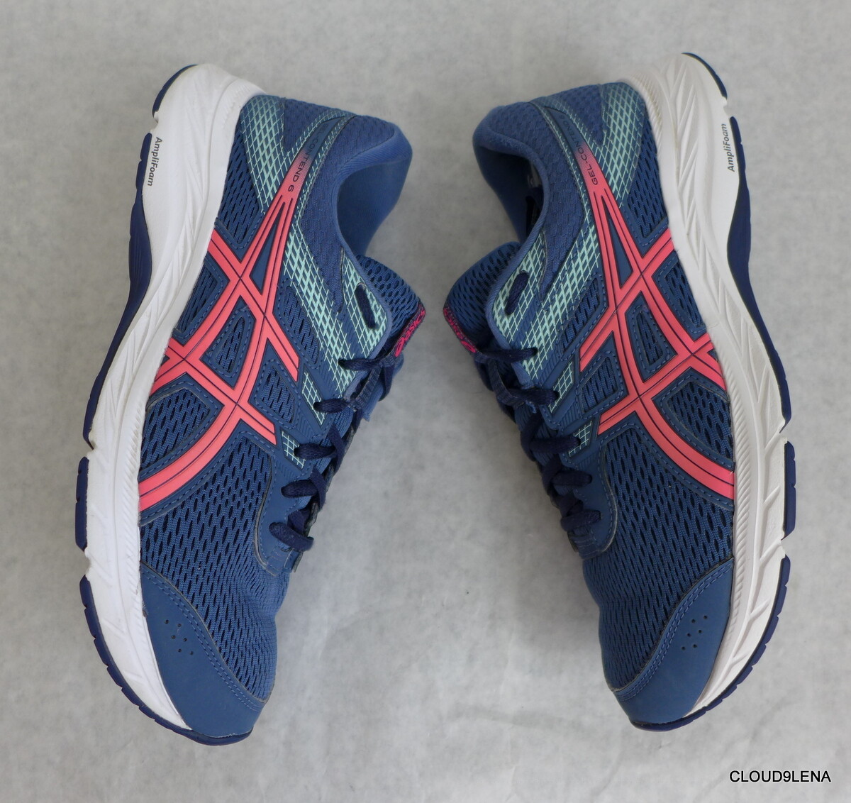Asics Gel-Contend 6 Shoes Mens Size 10.5 Running AmpliFoam Comfort Sneakers ASICS Everyday Comfort AmpliFoam Gel-Contend 6 Running Shoes  main image 3