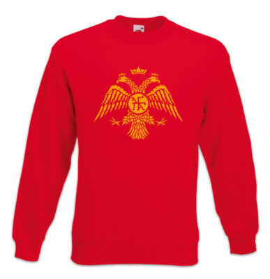 Byzantium Eagle Flag II Sweatshirt Pullover Ostrom Rom Byzantinisches Reich