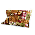 Patchwork Xmas Holiday Deer Tree Snow Flannel Sheet Set King Queen Twin Full New