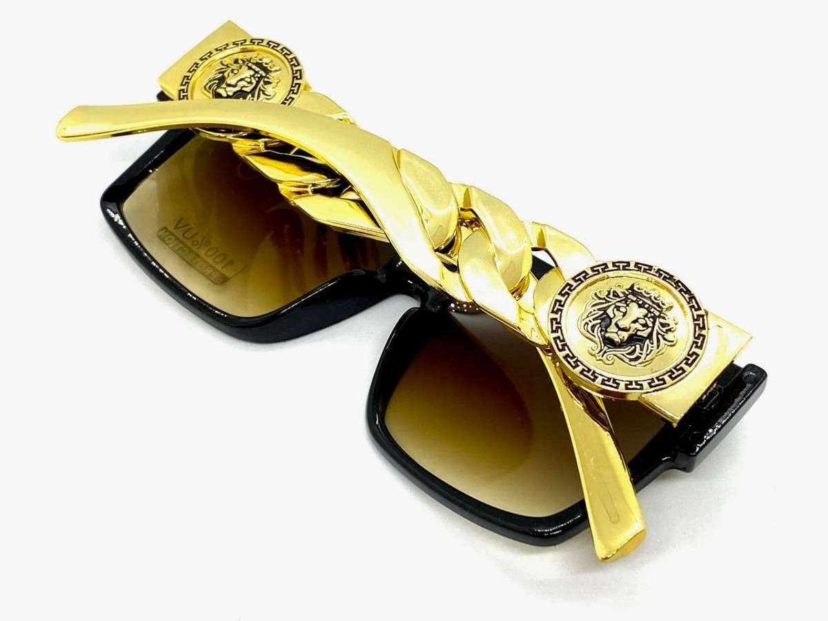 Oversize Classic Retro Hip Hop Rapper PIMP Style SUNGLASSES Big