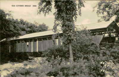 Postcard: OLD COVERED BRIDGE 2088