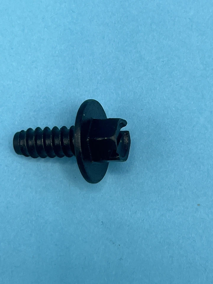 (Paquete de 4) Tornillos especiales de cabeza hexagonal ranurados para matrícula para Ford Lincoln Merc Foto 3 de 4