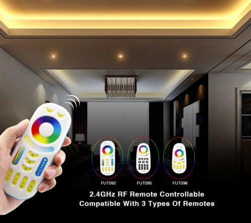 2.4G 4 Zone WIFI RF Remote Controller DC 12-24V for 5050 RGBW LED Strip Light - Picture 3 of 9