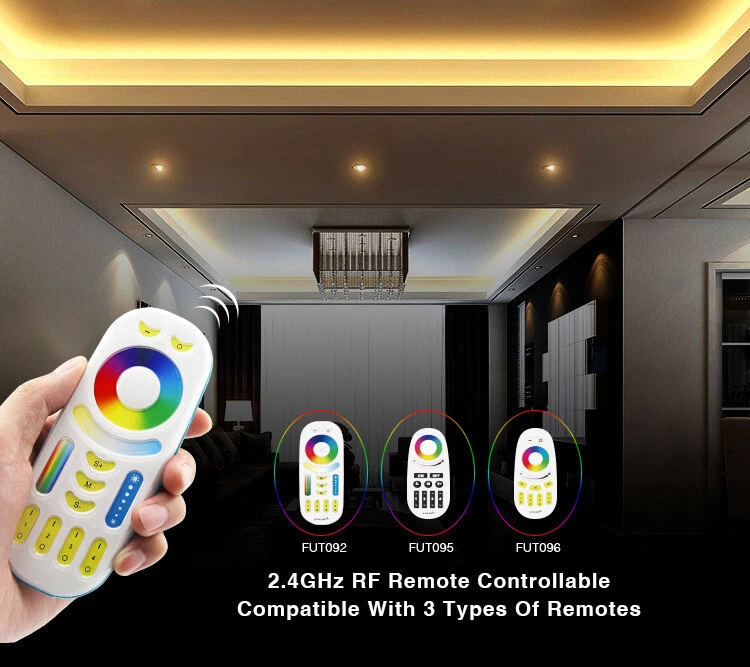 2.4G 4 Zone WIFI RF Remote Controller DC 12-24V for 5050 RGBW LED Strip Light - Image 3 of 4