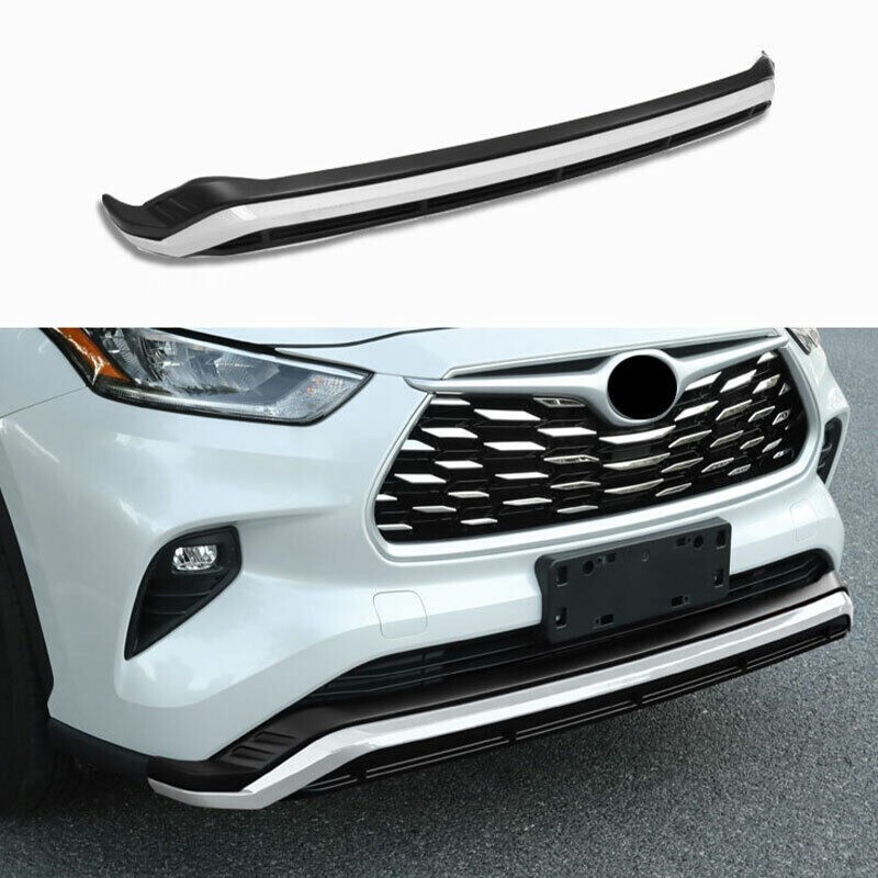 For 2020-2022 Toyota Highlander Rear + Front Bumper Diffuser Spoiler ...