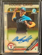 2019 1st Bowman Chrome Prospect Mason Englert Auto #CPA-ME Texas Rangers