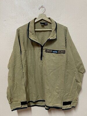 【2024春夏新色】 Vintage Pullover Zip 1/4 Outdoors Casual L Mens Jacket Kavu 男性用