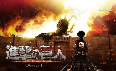 DVD Anime Attack On Titan Season 1+2+3 +6 SP, Lost Girls & Junior High  English