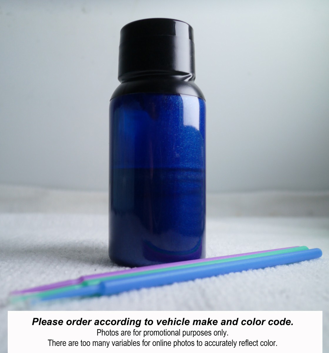 ScratchesHappen Touch Up Paint Kit – Gentian Blue Metallic (M5D/1A) For Porsche – Paint + Clear Coat