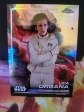 2024 Topps Chrome Star Wars Leia Organa Refractor 103 Return Of the Jedi