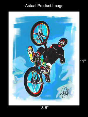 Mat Hoffman Freestyle BMX Poster Print Wall Art 8.5x11 | eBay