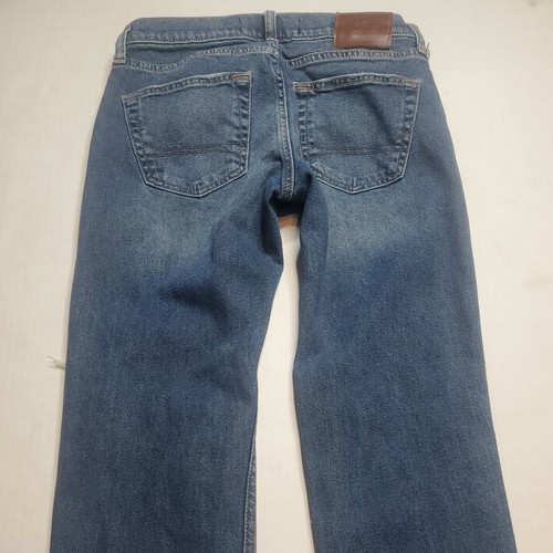 Womens Hollister distressed Blue slim straight jeans size 28x27 - Picture 4 of 12