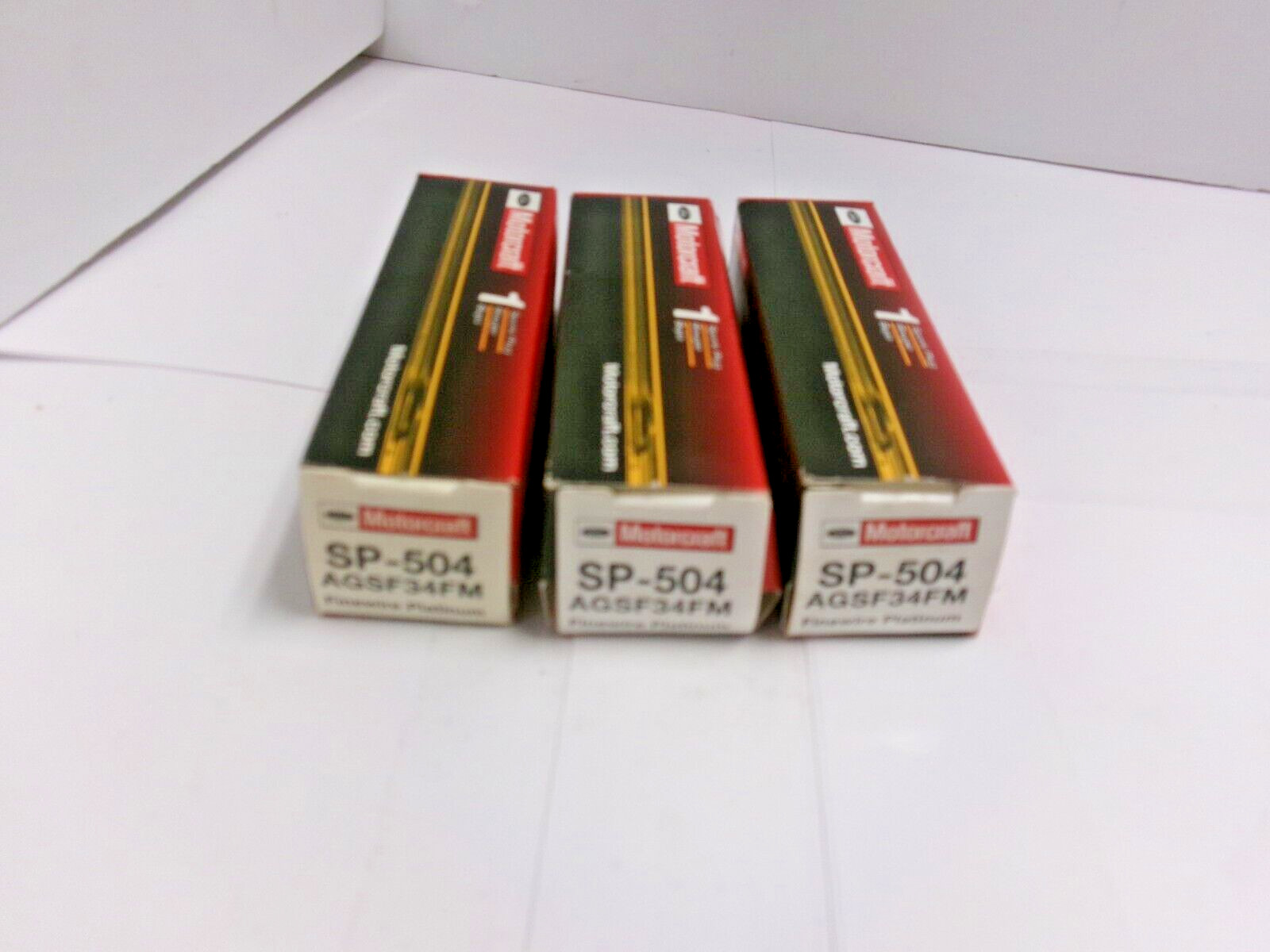 1 OEM Genuine Ford Motorcraft Platinum Spark Plugs SP-504 AGSF34FM