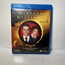The MURDOCH MYSTERIES  on Blu-Ray Season 2 (3 Disc Set) Tested